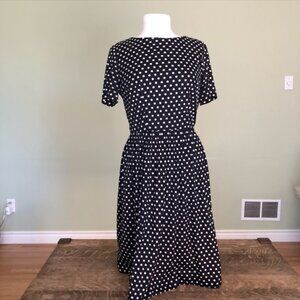 Polka-Dot Lightweight Summer Dress - Size Small